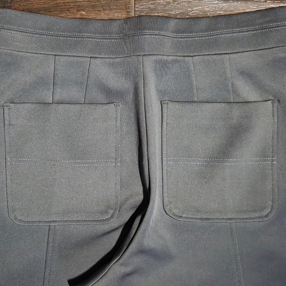 DEMOCRACY PULL ON STRAIGHT LEG PANT "SAGE GREEN" SZ 12 LARGE - Picture 4 of 6